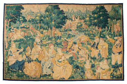 
Panneau de tapisserie détourée. Audenarde (...