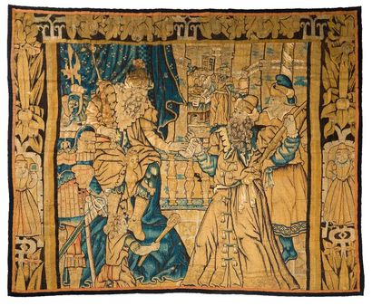 
Panneau de tapisserie des ateliers de la...