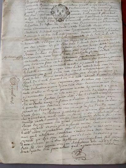 Manuscript on parchment - 18th century -...