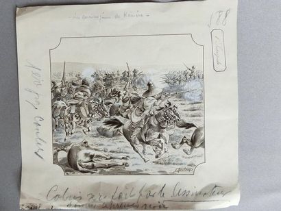 Original drawing for the newspaper l'Intrépide...