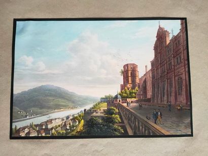 Color Enhanced Engraving - 23x16 cm